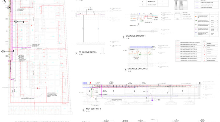 EPC-SMNH-COD-02 - MEPF COORDINATION LAYOUT FOR BASEMENT FLOOR